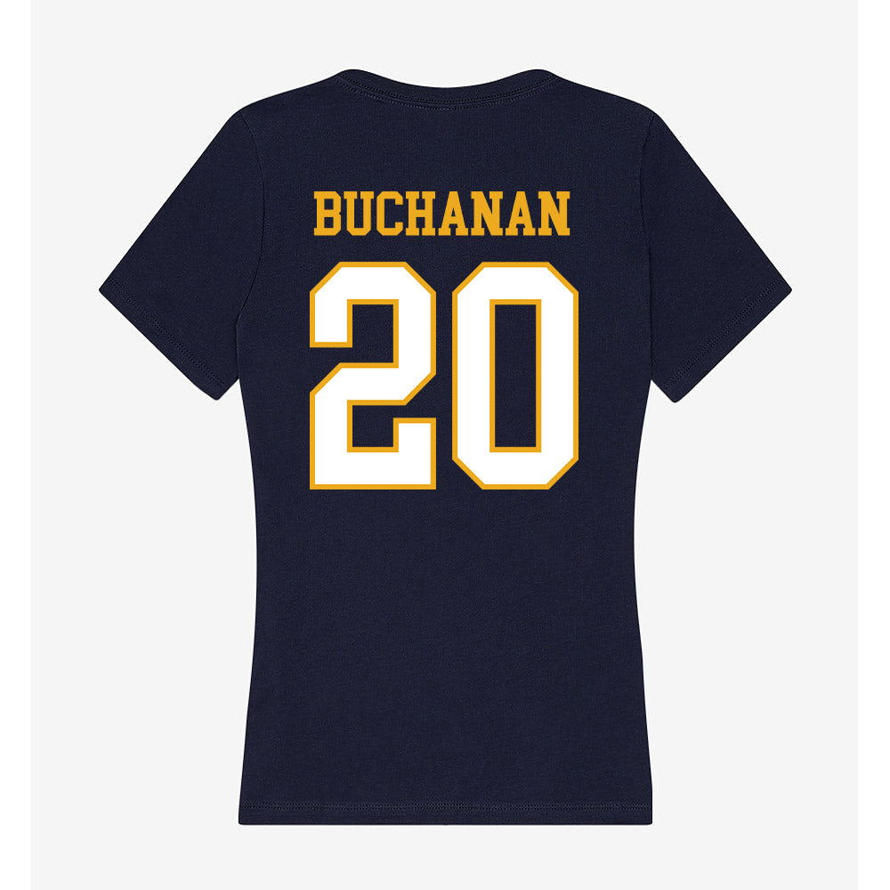 ETBU - NCAA Men's Ice Hockey : Bowen Buchanan - Women's V-Neck T-Shirt-1