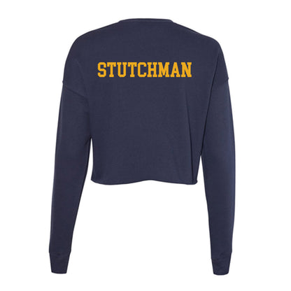 ETBU - NCAA Men's Cross Country : Jagger Stutchman - Women's Cropped Crew Fleece-1