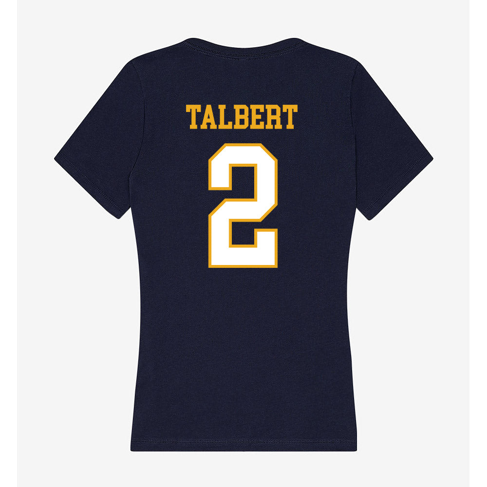 ETBU - NCAA Football : Jay Talbert - Women's V-Neck T-Shirt-1