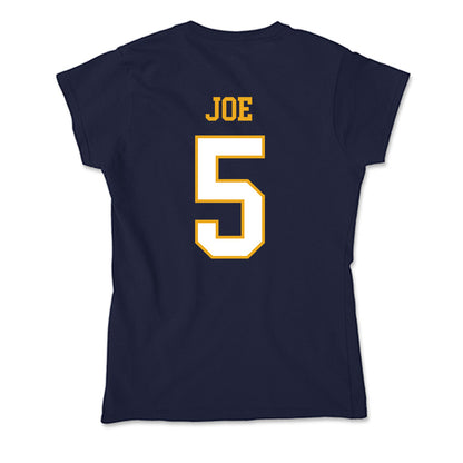 ETBU - NCAA Men's Basketball : Joshua Joe - Soft Style Women’s T-Shirt-1