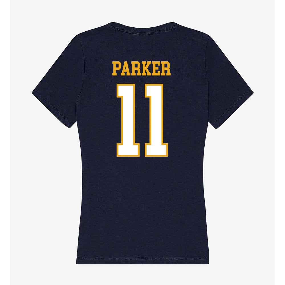 ETBU - NCAA Beach Volleyball : Taylor Parker - Women's V-Neck T-Shirt-1