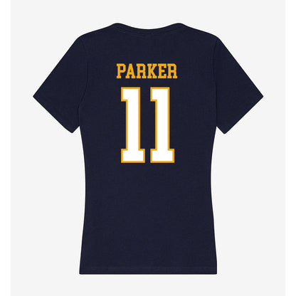 ETBU - NCAA Beach Volleyball : Taylor Parker - Women's V-Neck T-Shirt-1