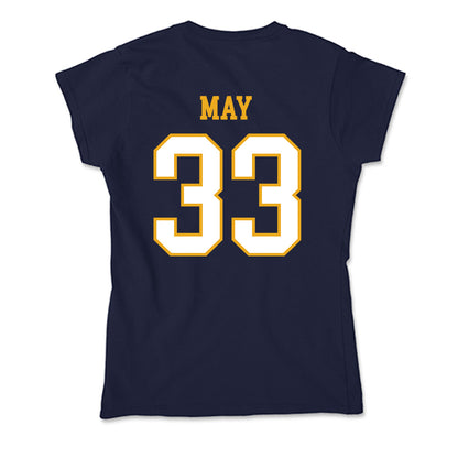 ETBU - NCAA Baseball : Carter May - Soft Style Women’s T-Shirt-1