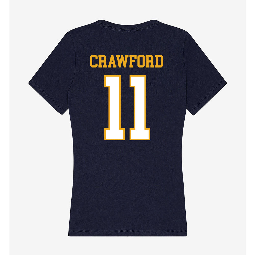 ETBU - NCAA Baseball : Chance Crawford - Women's V-Neck T-Shirt-1