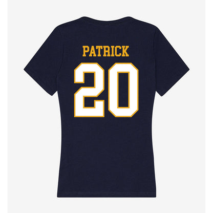 ETBU - NCAA Women's Basketball : Olivia Patrick - Women's V-Neck T-Shirt-1