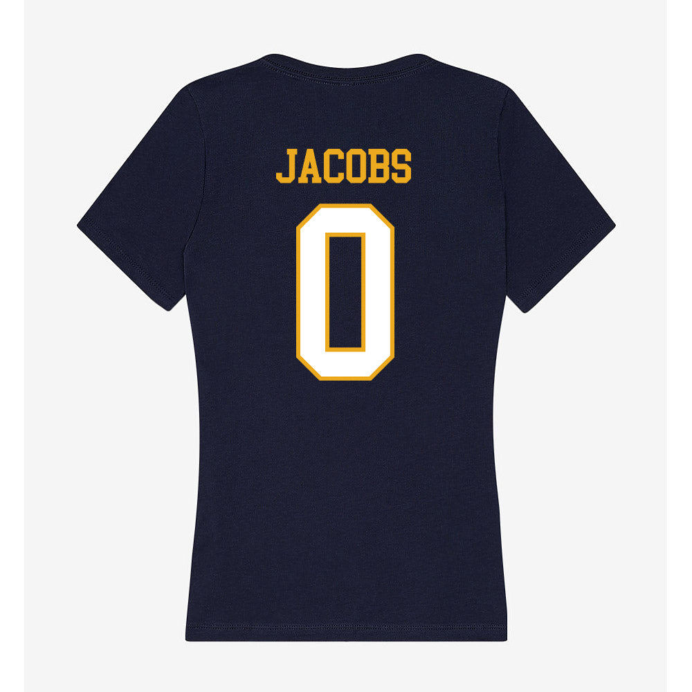 ETBU - NCAA Football : Tory Jacobs - Women's V-Neck T-Shirt-1