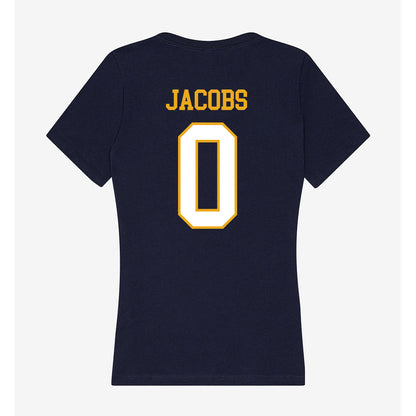 ETBU - NCAA Football : Tory Jacobs - Women's V-Neck T-Shirt-1
