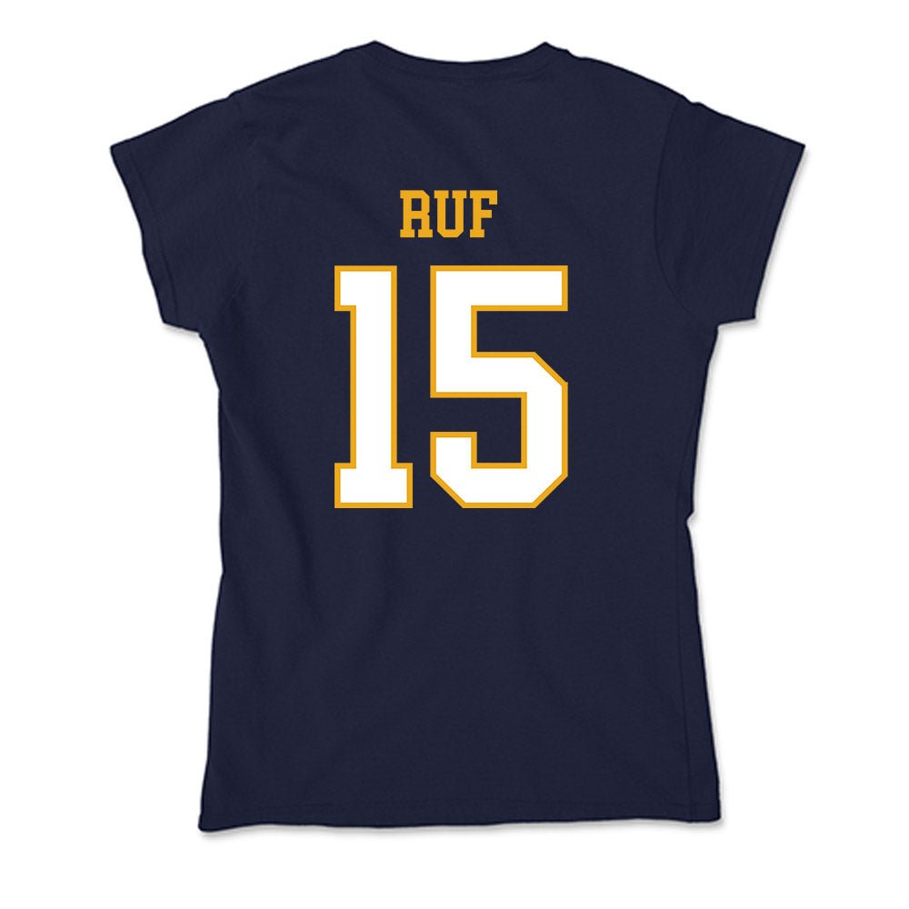 ETBU - NCAA Men's Ice Hockey : Timothy Ruf - Soft Style Women’s T-Shirt-1