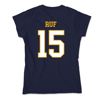 ETBU - NCAA Men's Ice Hockey : Timothy Ruf - Soft Style Women’s T-Shirt-1