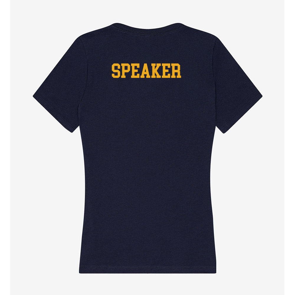 ETBU - NCAA Women's Gymnastics : Chesni Speaker - Women's V-Neck T-Shirt-1