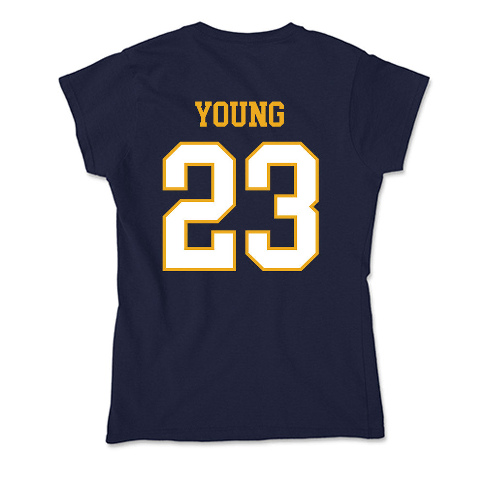 ETBU - NCAA Football : MJ Young - Soft Style Women’s T-Shirt-1