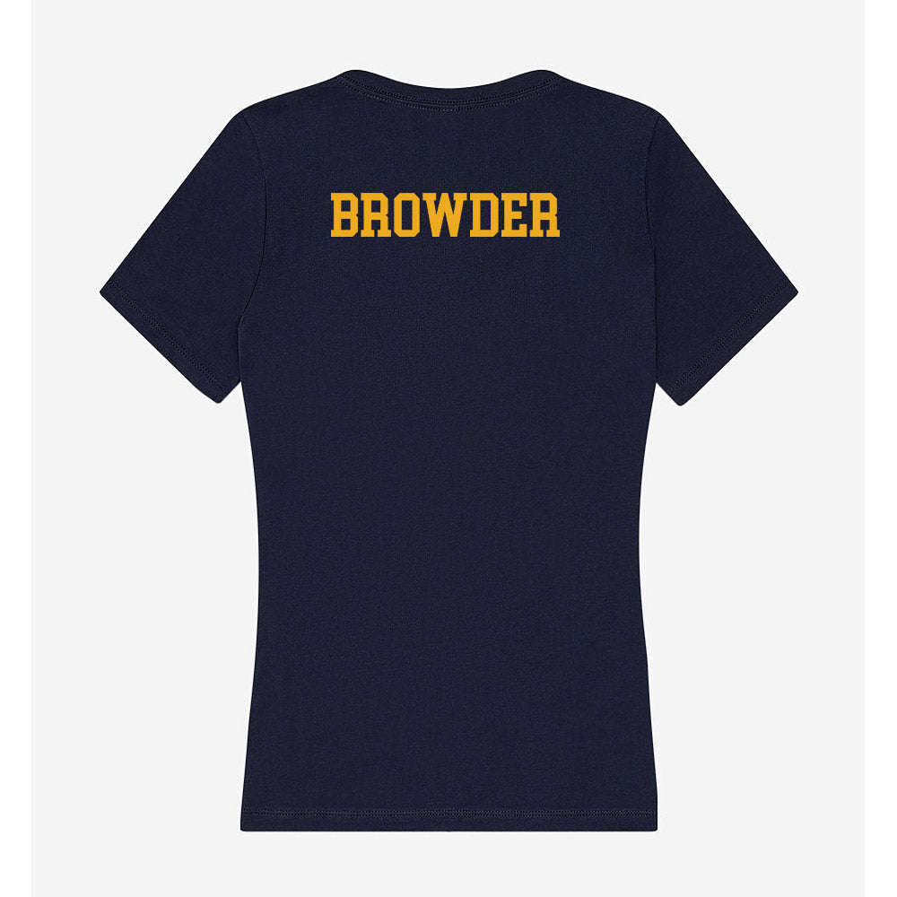 ETBU - NCAA Women's Track & Field : Shakayla Browder - Women's V-Neck T-Shirt-1