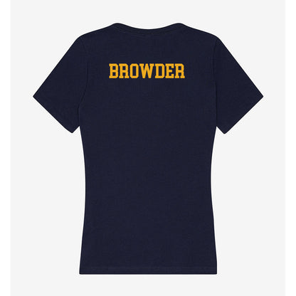 ETBU - NCAA Women's Track & Field : Shakayla Browder - Women's V-Neck T-Shirt-1