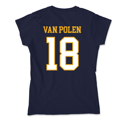 ETBU - NCAA Men's Ice Hockey : Barran Van Polen - Soft Style Women’s T-Shirt-1