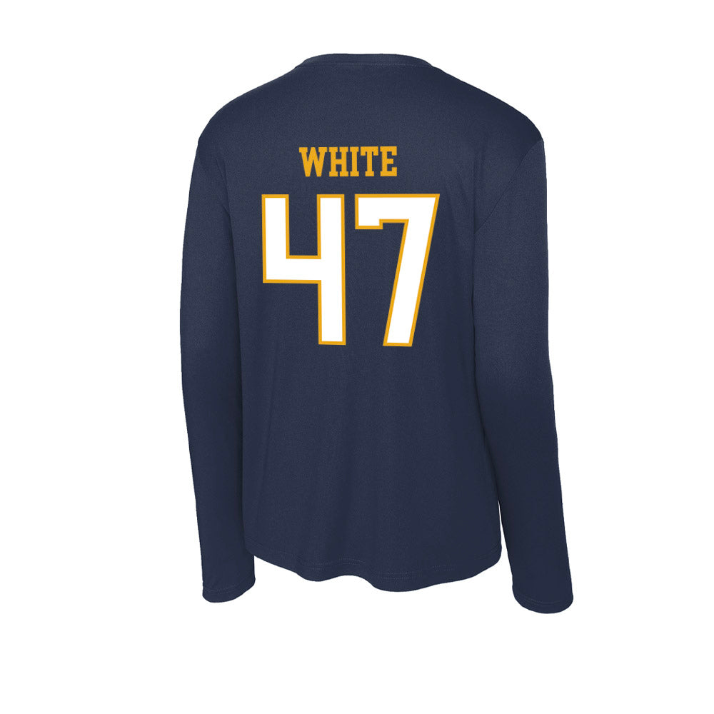 ETBU - NCAA Football : Mitchell White - Activewear Long Sleeve T-Shirt-1