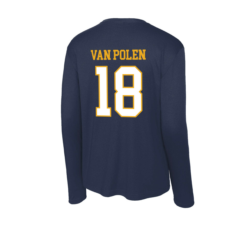 ETBU - NCAA Men's Ice Hockey : Barran Van Polen - Activewear Long Sleeve T-Shirt-1