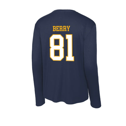 ETBU - NCAA Football : Austin Berry - Activewear Long Sleeve T-Shirt-1