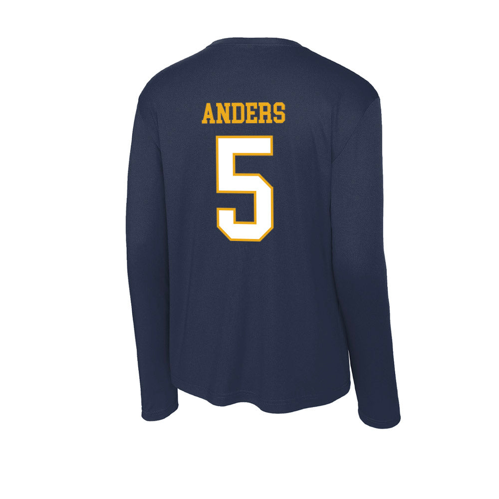 ETBU - NCAA Men's Basketball : Troy Anders - Activewear Long Sleeve T-Shirt-1