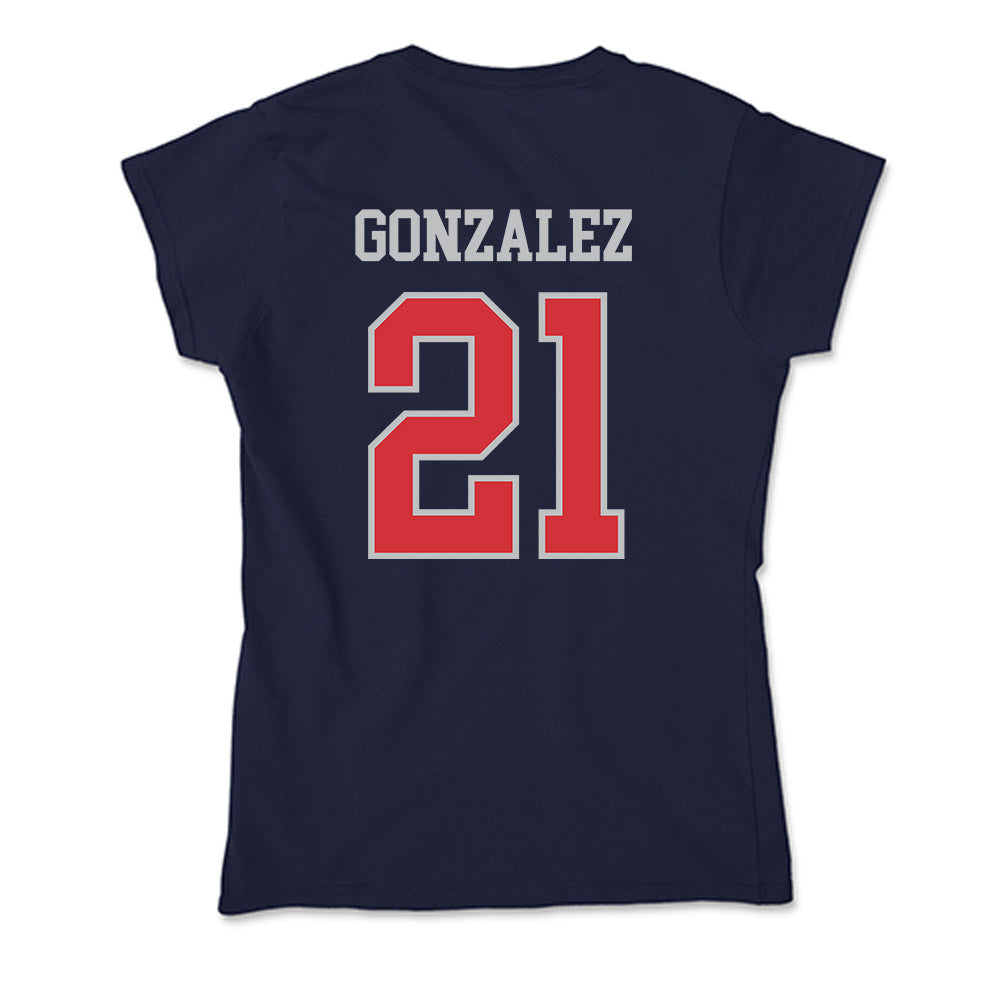 SMC - NCAA Beach Volleyball : Stephanie Gonzalez - Soft Style Women’s T-Shirt-1