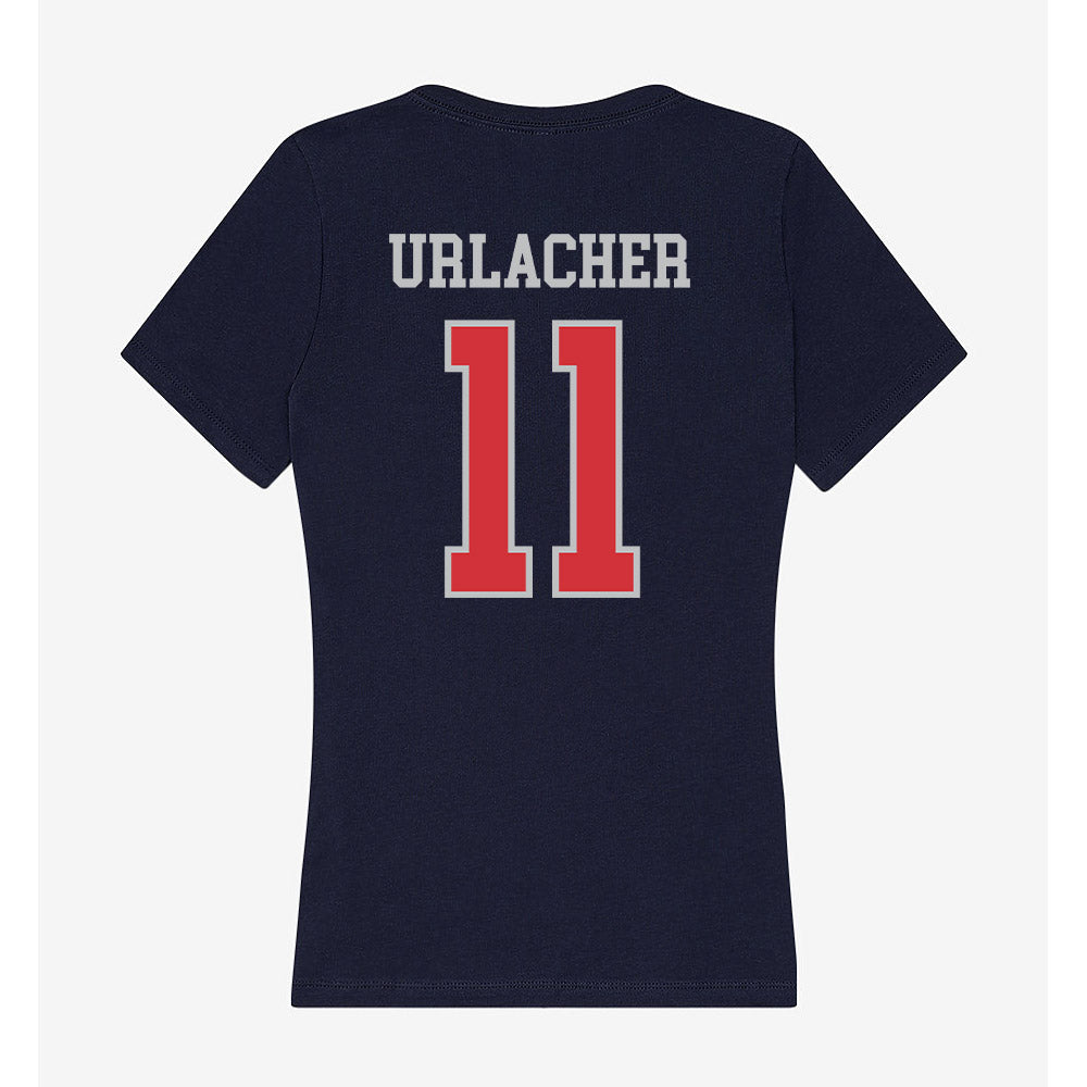 SMC - NCAA Women's Basketball : Coco Urlacher - Women's V-Neck T-Shirt-1
