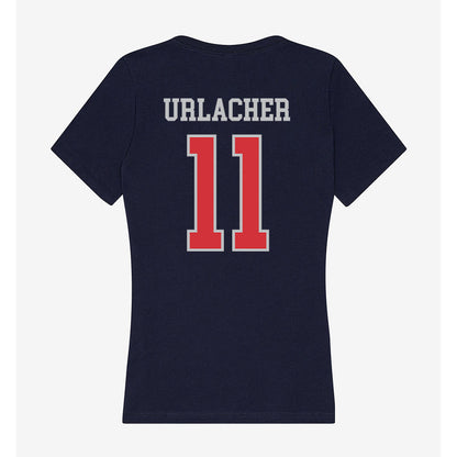 SMC - NCAA Women's Basketball : Coco Urlacher - Women's V-Neck T-Shirt-1