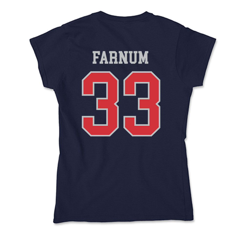 SMC - NCAA Women's Soccer : Taylor Farnum - Soft Style Women’s T-Shirt-1
