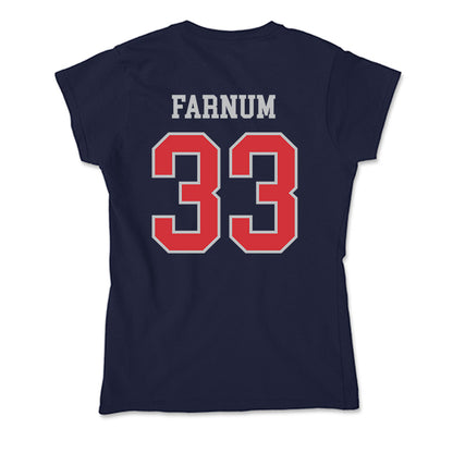 SMC - NCAA Women's Soccer : Taylor Farnum - Soft Style Women’s T-Shirt-1