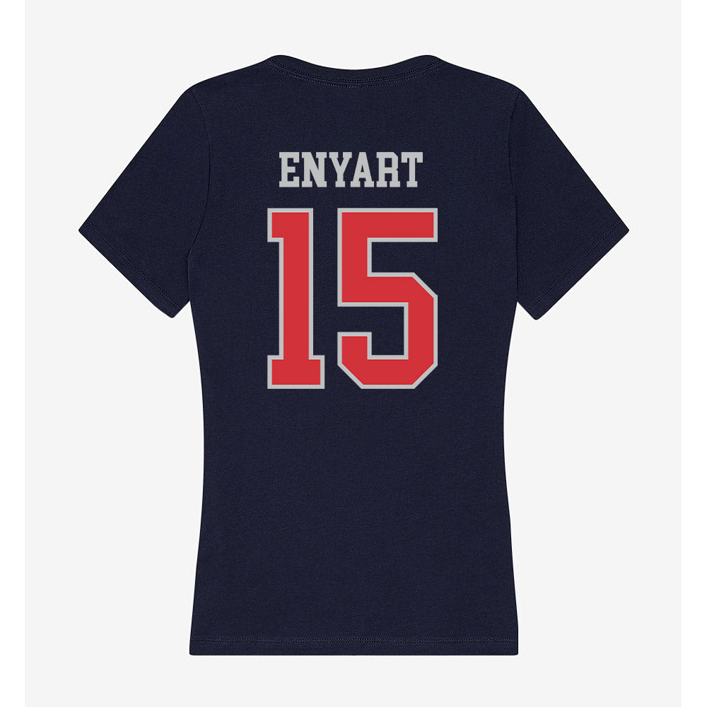 SMC - NCAA Baseball : Adam Enyart - Women's V-Neck T-Shirt-1