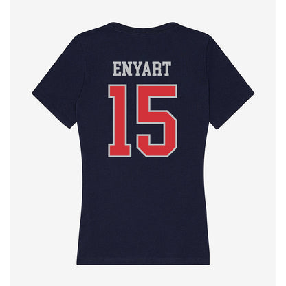SMC - NCAA Baseball : Adam Enyart - Women's V-Neck T-Shirt-1