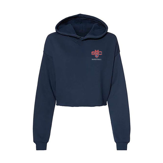 SMC - NCAA Women's Basketball : Malia Latu - Women's Crop Fleece Hoodie-0