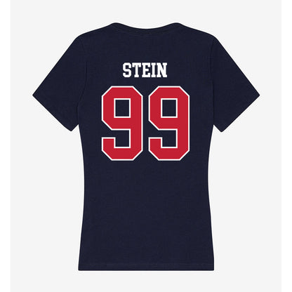 Utah Tech - NCAA Football : Jackson Stein - Women's V-Neck T-Shirt-1