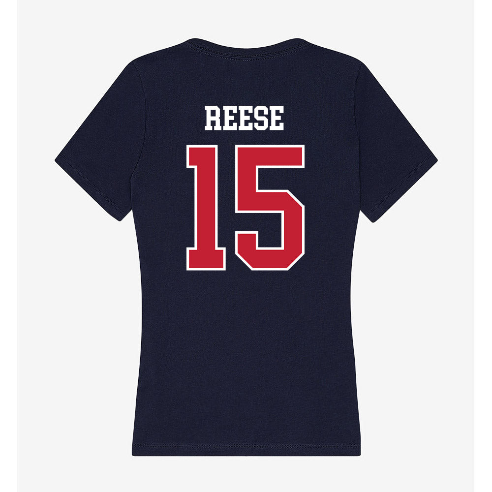 Utah Tech - NCAA Women's Volleyball : Sydney Reese - Women's V-Neck T-Shirt-1