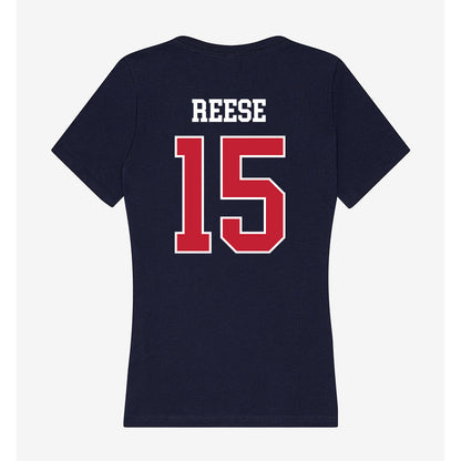 Utah Tech - NCAA Women's Volleyball : Sydney Reese - Women's V-Neck T-Shirt-1