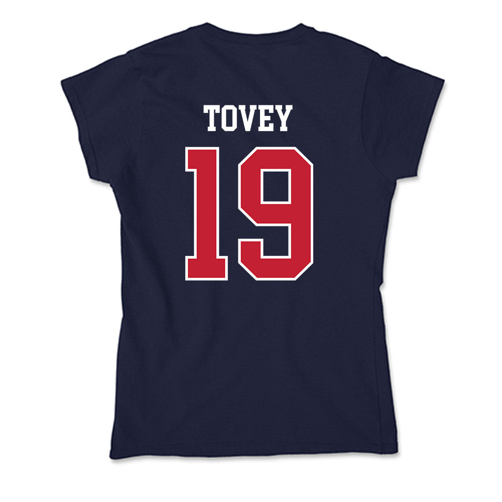 Utah Tech - NCAA Football : Moananuiahiva Tovey - Soft Style Women’s T-Shirt-1