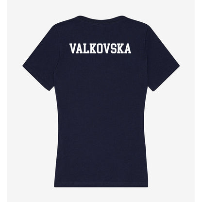 Utah Tech - NCAA Women's Swimming & Diving : Marta Valkovska - Women's V-Neck T-Shirt-1