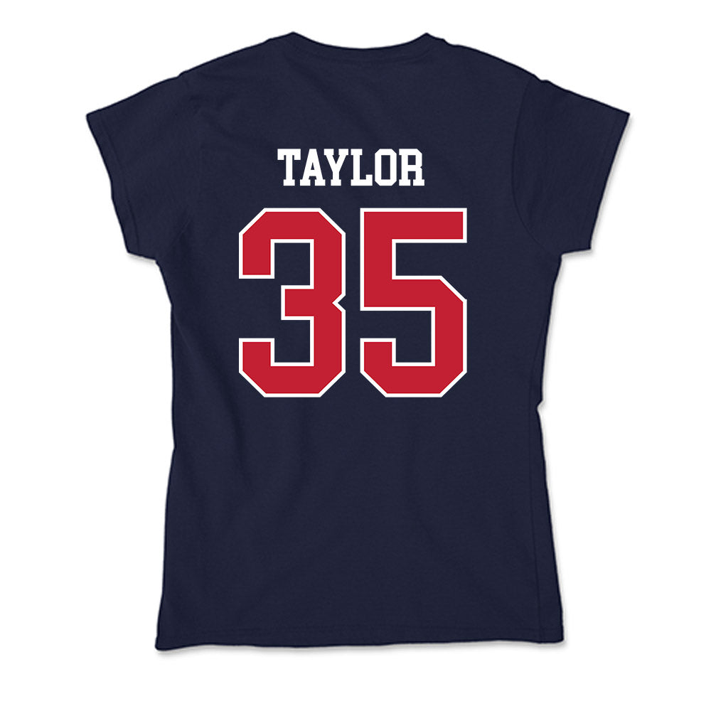 Utah Tech - NCAA Football : Damon Taylor - Soft Style Women’s T-Shirt-1