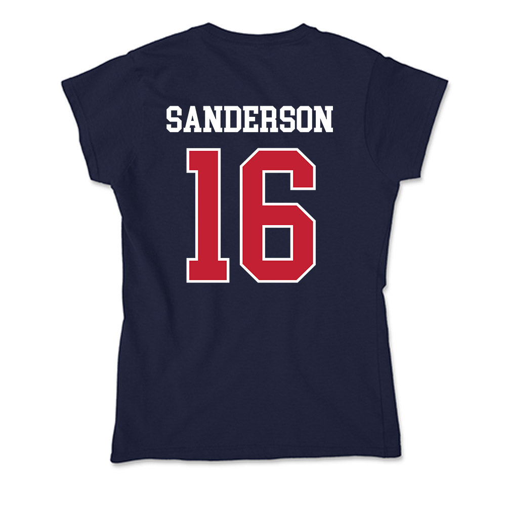 Utah Tech - NCAA Softball : Summer Sanderson - Soft Style Women’s T-Shirt-1
