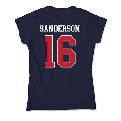 Utah Tech - NCAA Softball : Summer Sanderson - Soft Style Women’s T-Shirt-1
