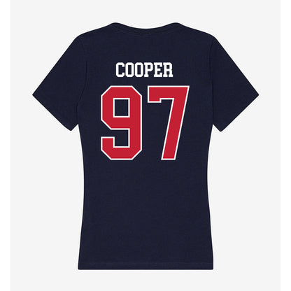 Utah Tech - NCAA Football : Nash Cooper - Women's V-Neck T-Shirt-1