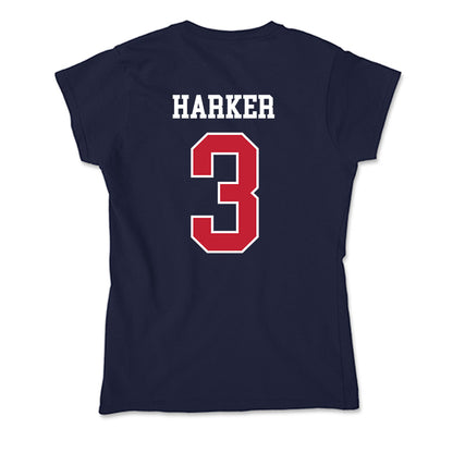 Utah Tech - NCAA Men's Basketball : Boston Harker - Soft Style Women’s T-Shirt-1