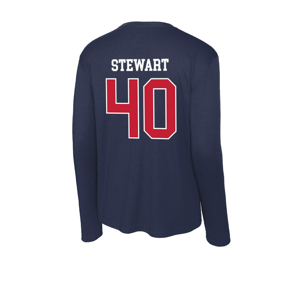 Utah Tech - NCAA Baseball : Finnegan Stewart - Activewear Long Sleeve T-Shirt-1