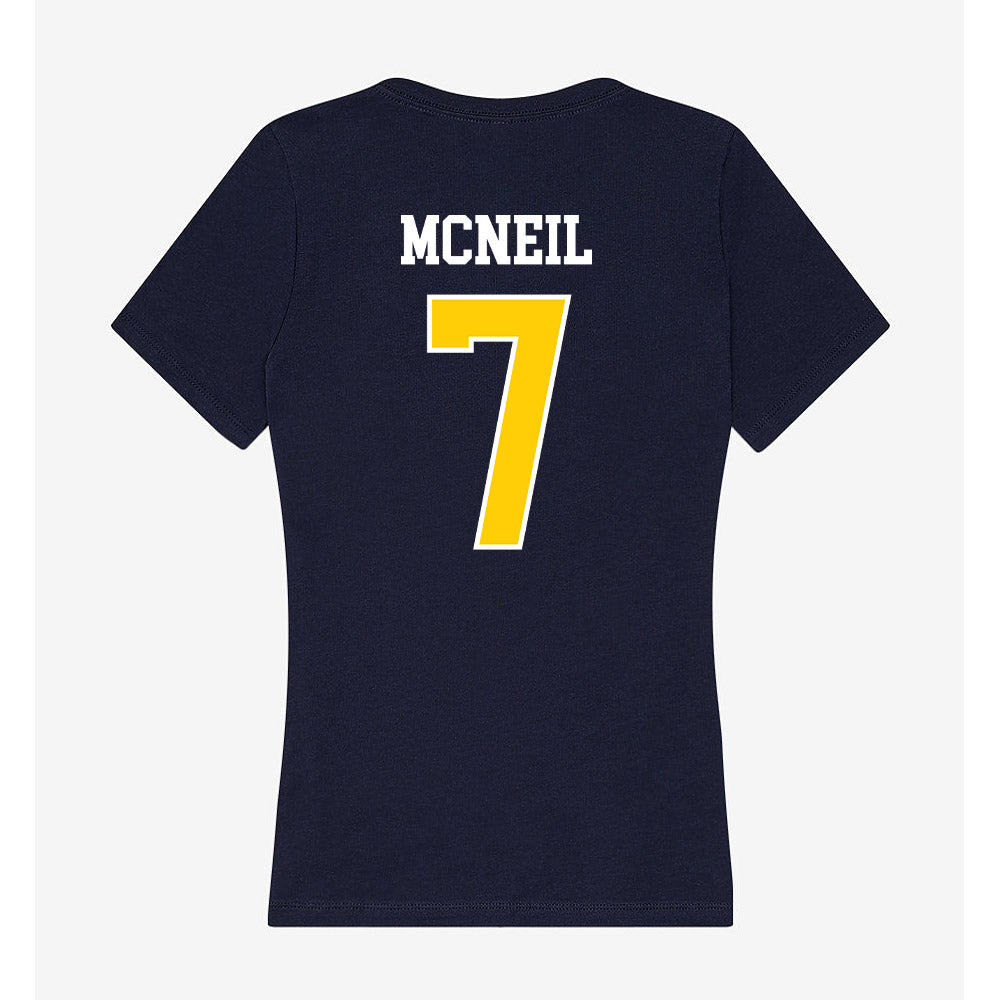 Toledo - NCAA Football : Emmanuel McNeil - Women's V-Neck T-Shirt-1