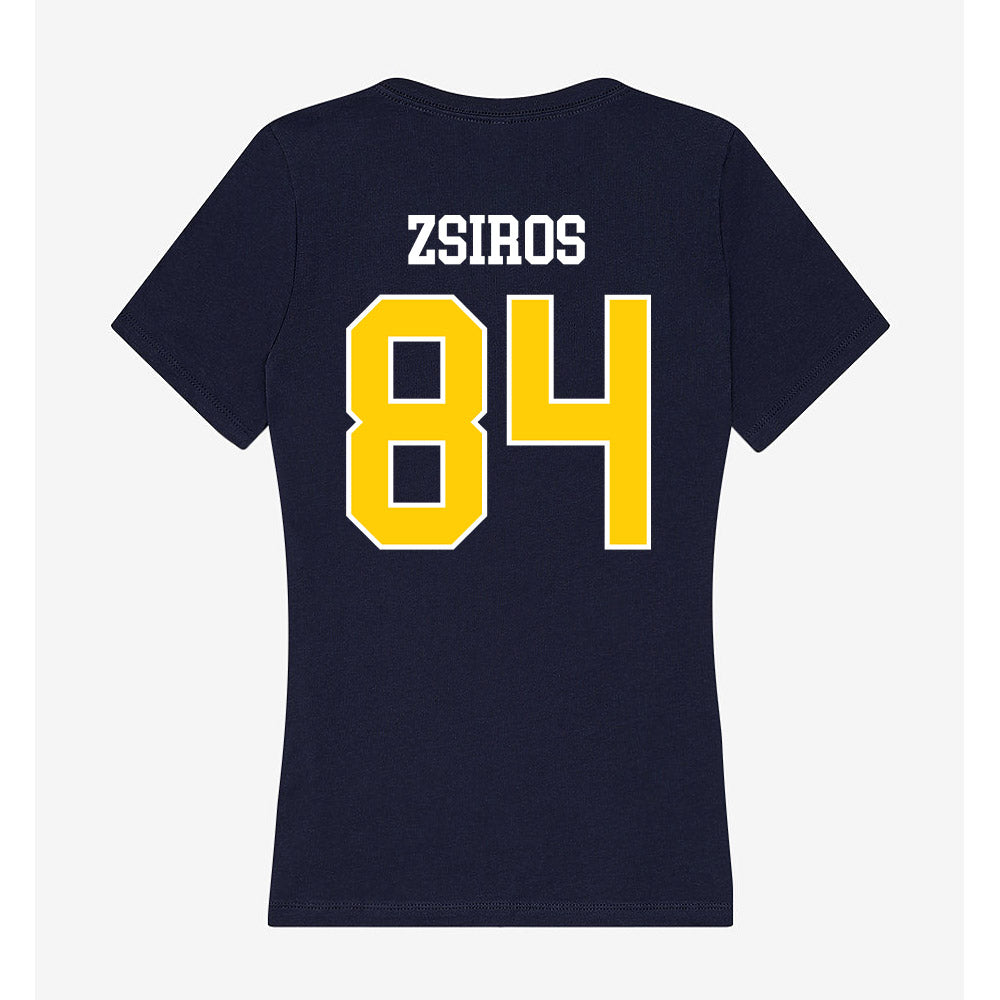 Toledo - NCAA Football : Thomas Zsiros - Women's V-Neck T-Shirt-1
