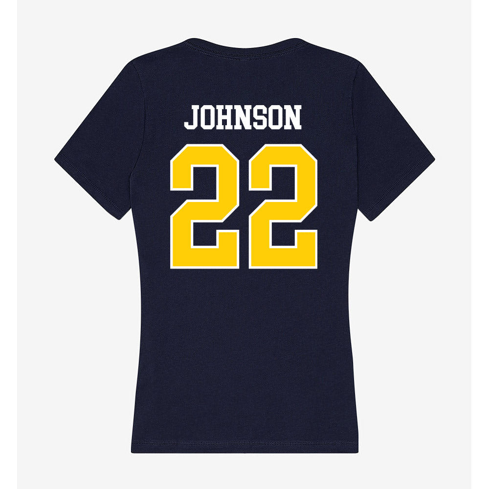 Toledo - NCAA Softball : Lexi Johnson - Women's V-Neck T-Shirt-1