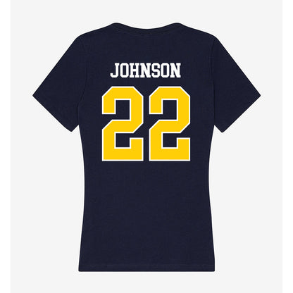 Toledo - NCAA Softball : Lexi Johnson - Women's V-Neck T-Shirt-1