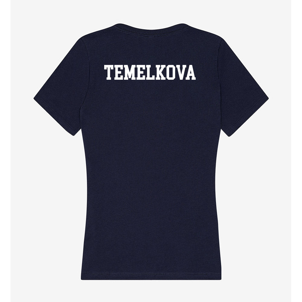 Toledo - NCAA Women's Swimming & Diving : Tiana Temelkova - Women's V-Neck T-Shirt-1