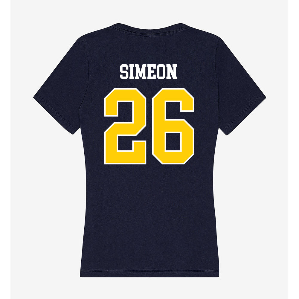 Toledo - NCAA Football : Shawn Simeon - Women's V-Neck T-Shirt-1