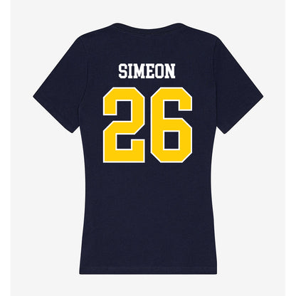 Toledo - NCAA Football : Shawn Simeon - Women's V-Neck T-Shirt-1