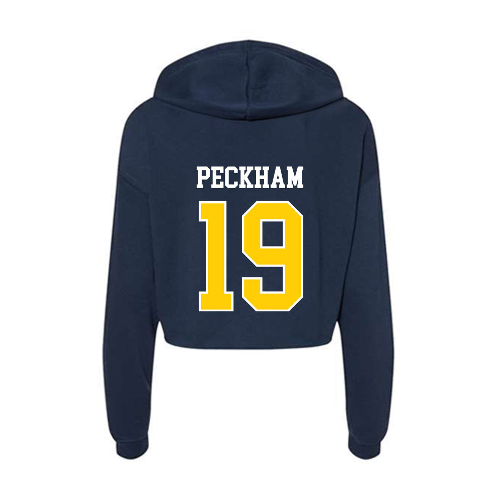 Toledo - NCAA Women's Soccer : Alyson Peckham - Women's Crop Fleece Hoodie-1