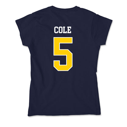 Toledo - NCAA Women's Soccer : Cameron Cole - Soft Style Women’s T-Shirt-1